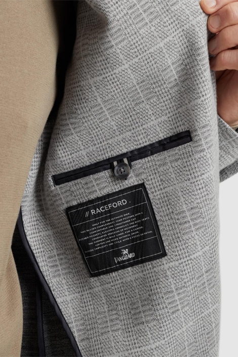 Vanguard blazer knitted check raceford